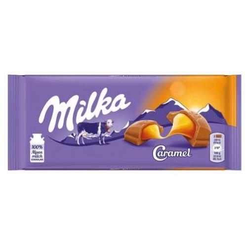 Milka Alpine Milk Caramel Chocolate Bars