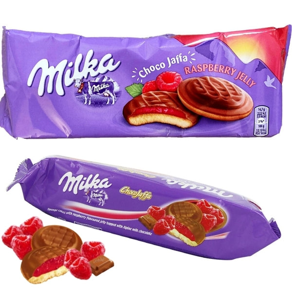 Milka Choco Jaffa Raspberry Jelly - 147 g
