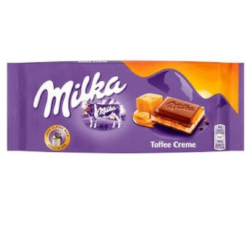 Milka Alpine Milk Toffee Creme Chocolate Bars