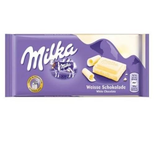 Milka White Alpine Milk Chocolate Bars