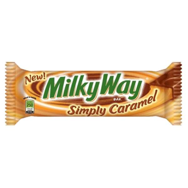 Milky Way Simply Caramel Mars 60g - 2000s American Bar Caramel Chocolate