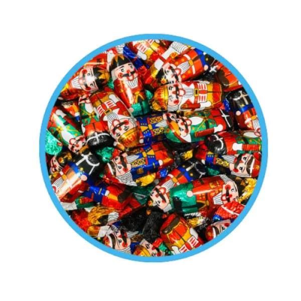 Mini Nutcracker Premium Chocolate Thompson Chocolate 0.6lb - Bulk Chocolate Christmas Candy Type_Chocolate
