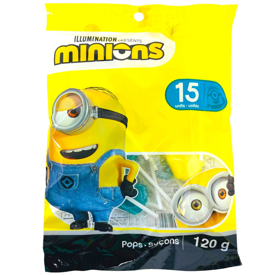 Minions Pops 15ct - 120g - Lollipop