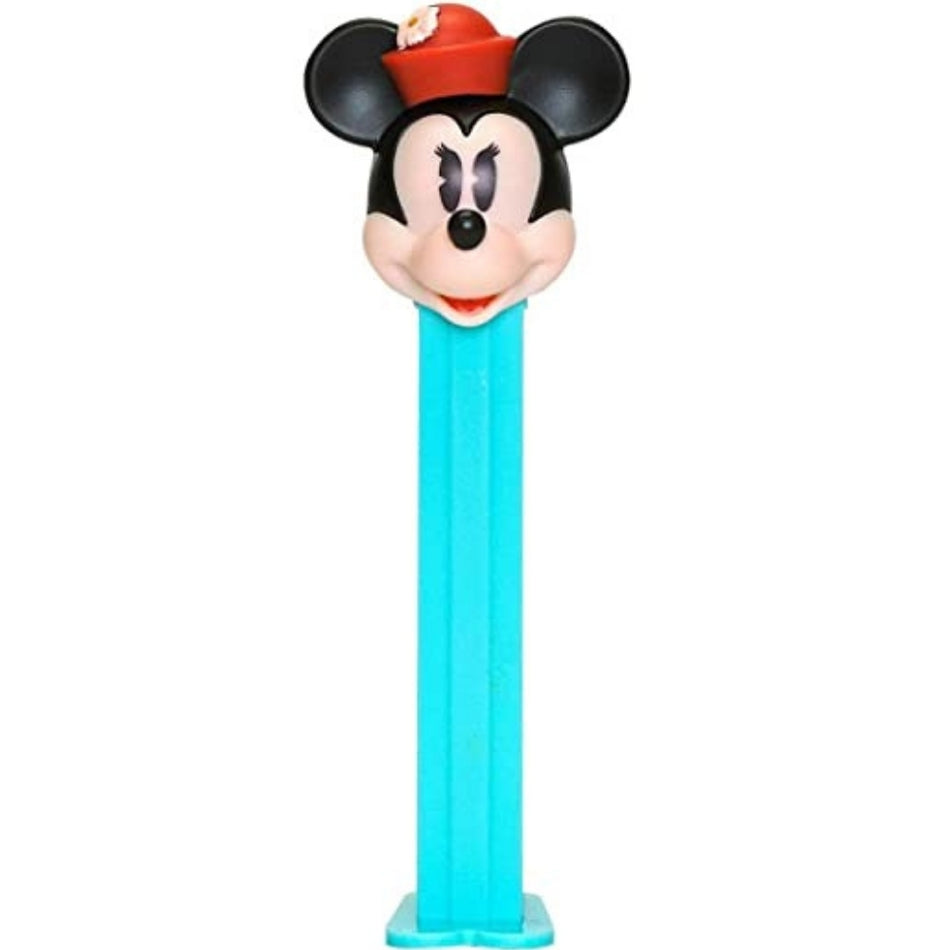 Pez Candy Dispenser Blister Pack Canada - Minnie Mouse Vintage (Teal) - Steamboat Willie Pillbox Pill box Hat Mickey Mouse and Friends Clubhouse 