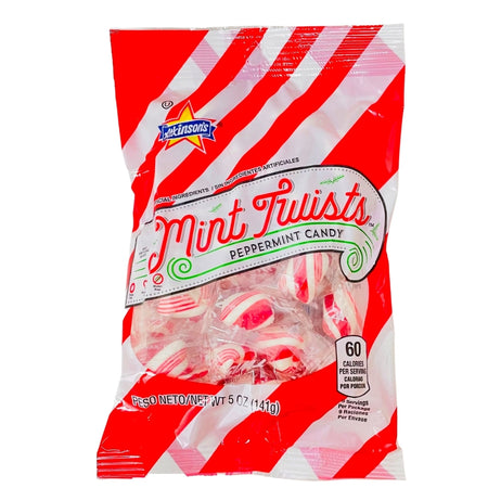 Atkinson's Natural Mint Twists Peppermint Candies