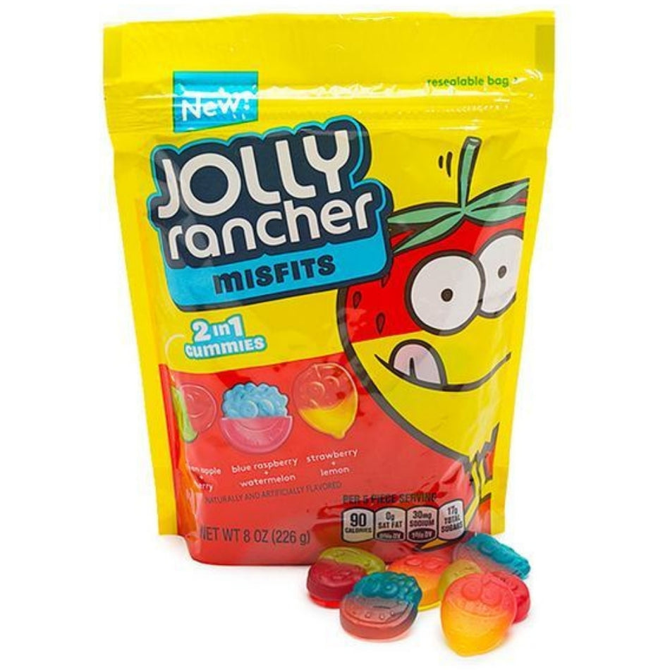 Jolly Rancher Misfits Gummies Candy - 226g