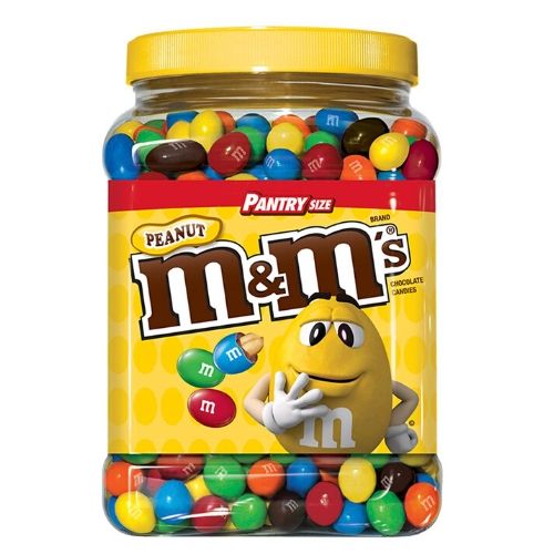M&M's Peanut Milk Chocolate Candies Pantry Size-Bulk Candy