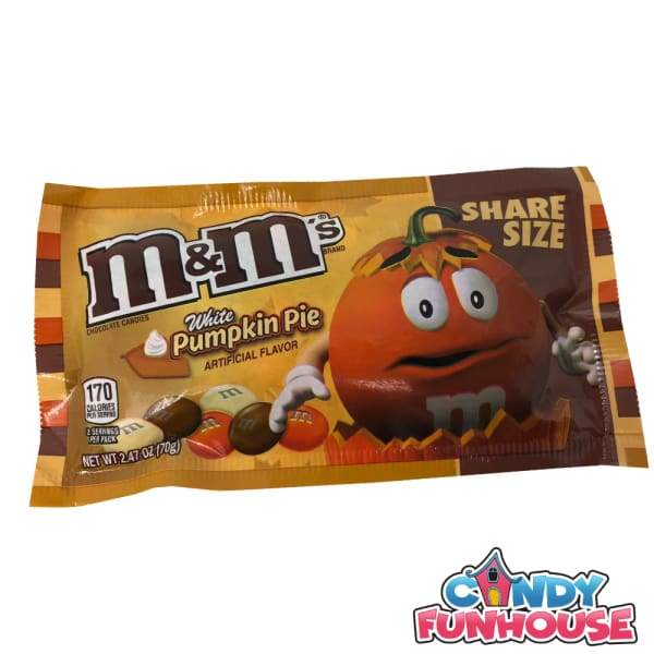 M&Ms White Pumpkin Pie Mars 80g - 2000s American Chocolate Era_2000s halloween