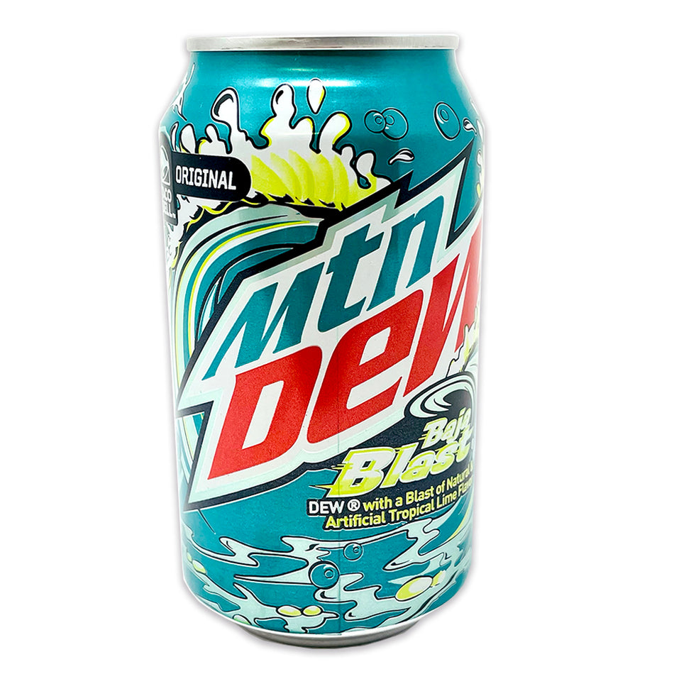 Mountain Dew Baja Blast - 355mL - Mountain Dew - Soft Drink - Soda Drink - Baja Blast