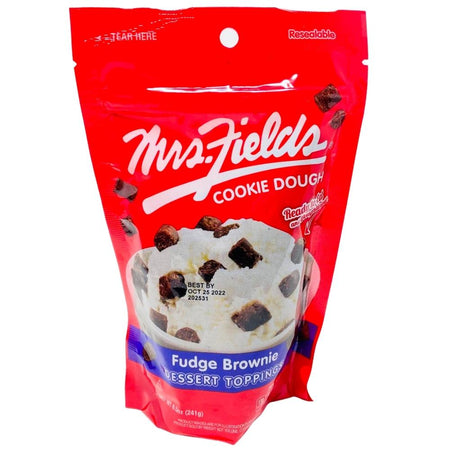 Mrs. Fields Fudge Brownie Cookie Dough Dessert Toppings - 8.5oz