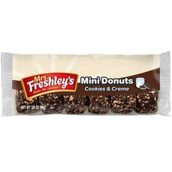 Mrs. Freshley's Cookies & Creme Mini Donuts - 94 g