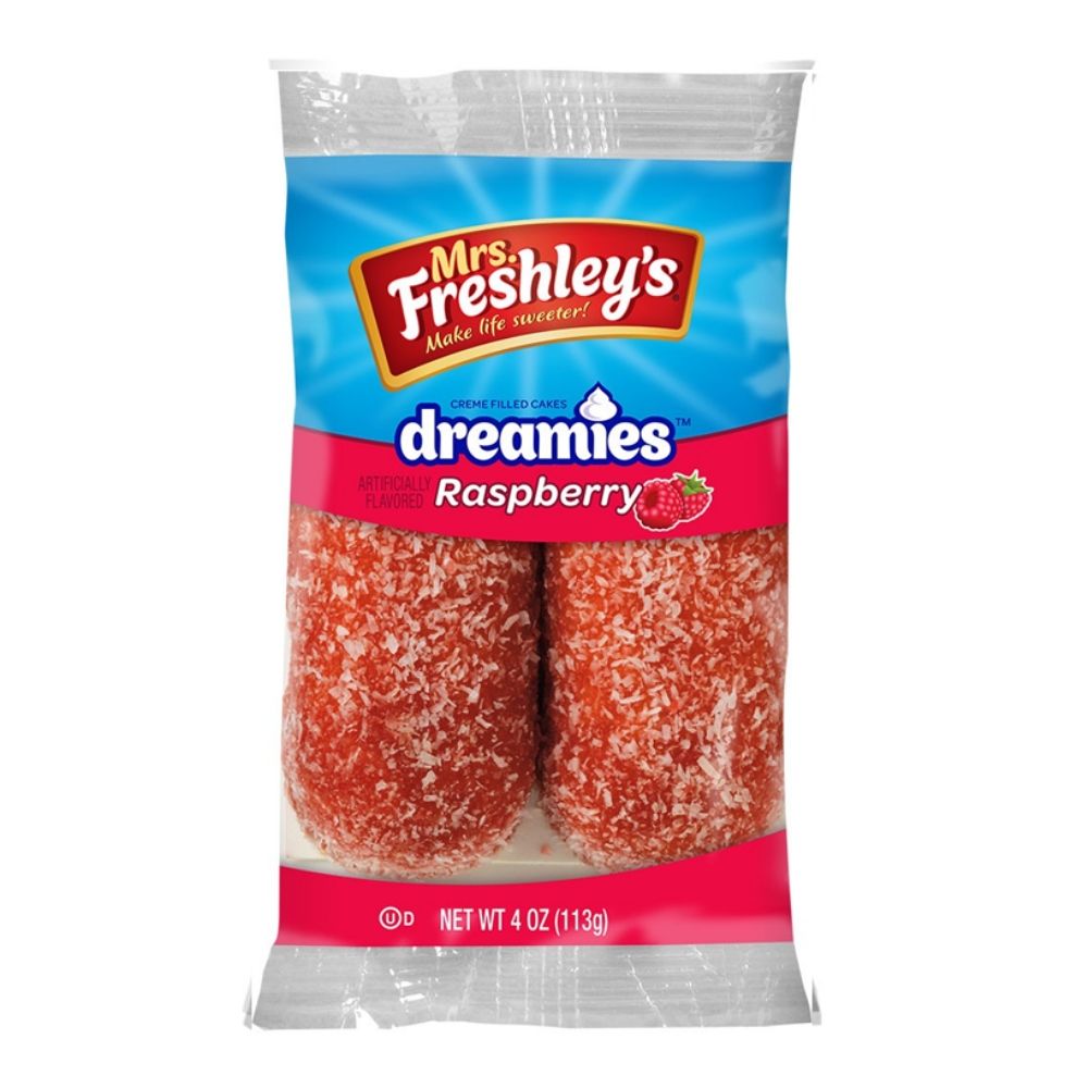 Mrs Freshley's Raspberry Dreamies Creme Filled Cakes-Twin Pack – Candy ...
