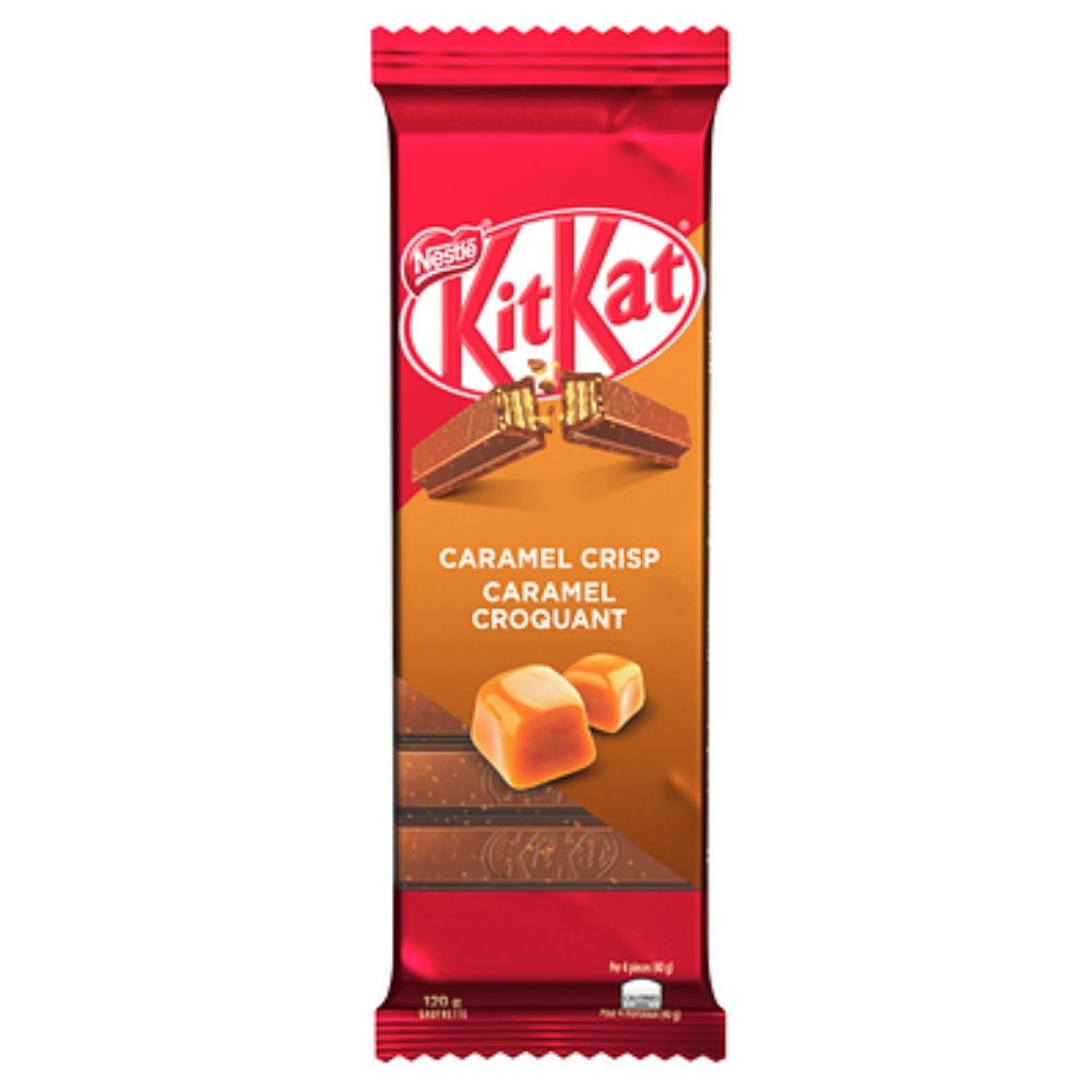 Nestle Kit Kat Caramel Crisp-120 g |  Canadian Chocolate Bars