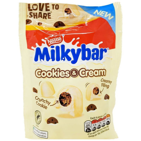 Nestle Milkybar Cookies & Cream Bites 90g Candy Funhouse Online Candy Shop