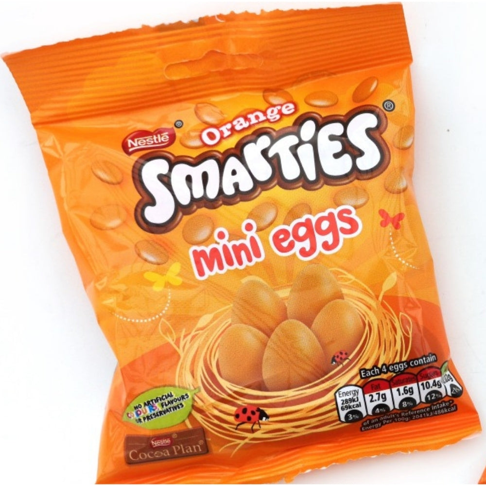 Orange Smarties Mini Eggs - 80g