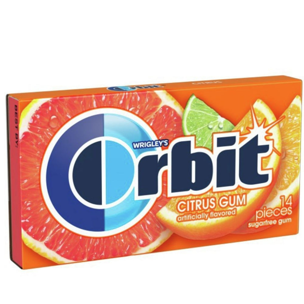 Orbit Gum Citrus Remix - 14pcs orange dental gum