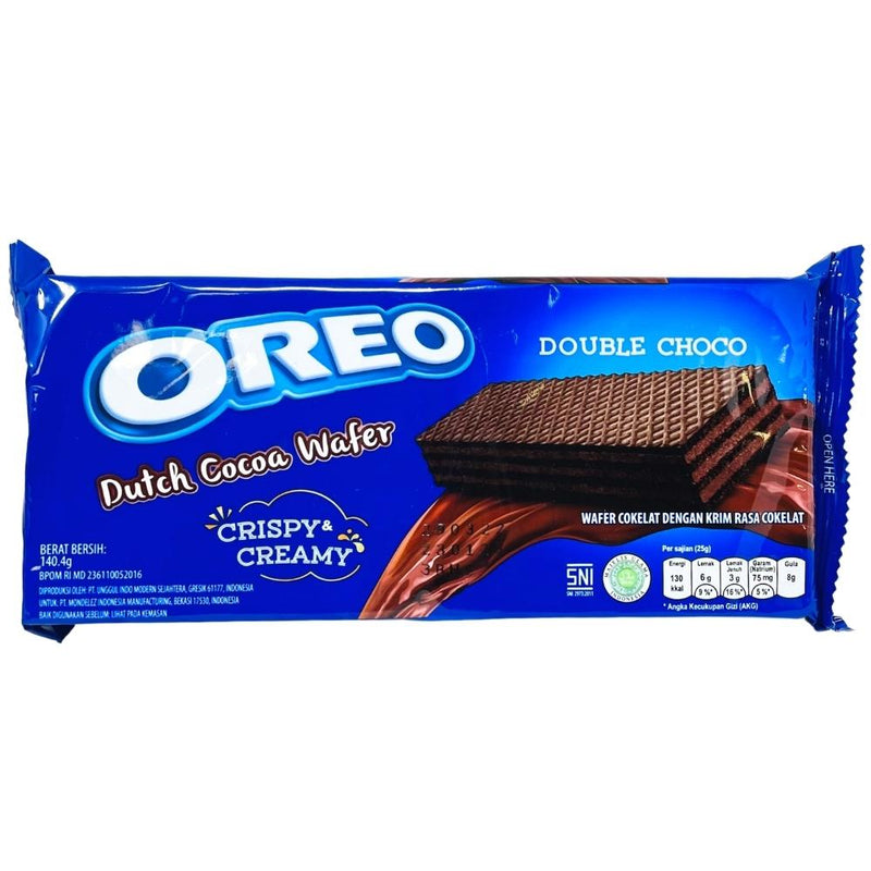 Oreo Dutch Cocoa Wafer Double Choco (Indonesia) - 140.4g