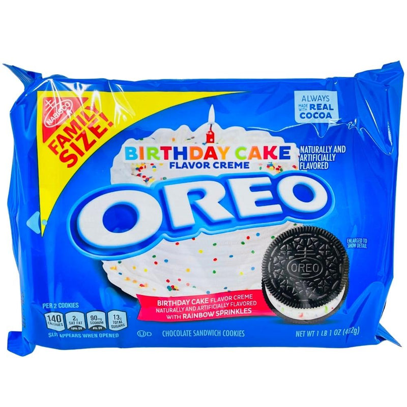 Oreo Birthday Cake Family Size - 17oz