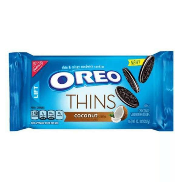 Oreo Thins Coconut Creme Nabisco 0.6kg - 2000s chocolate Coconut Cookies Era_2000s