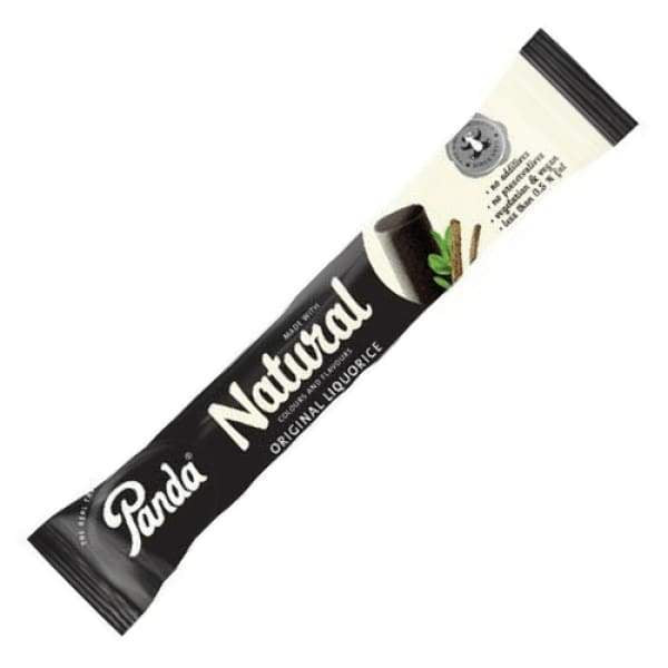 Panda All Natural Black Licorice Bars Panda - 1920s All Natural Colour_Black Era_1920s Kosher