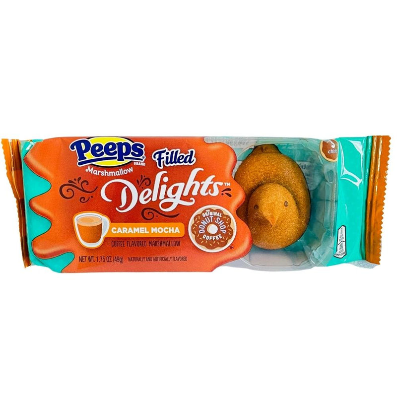 Easter Peeps Marshmallow Chicks Donut Shop Delights Caramel Mocha Filled
