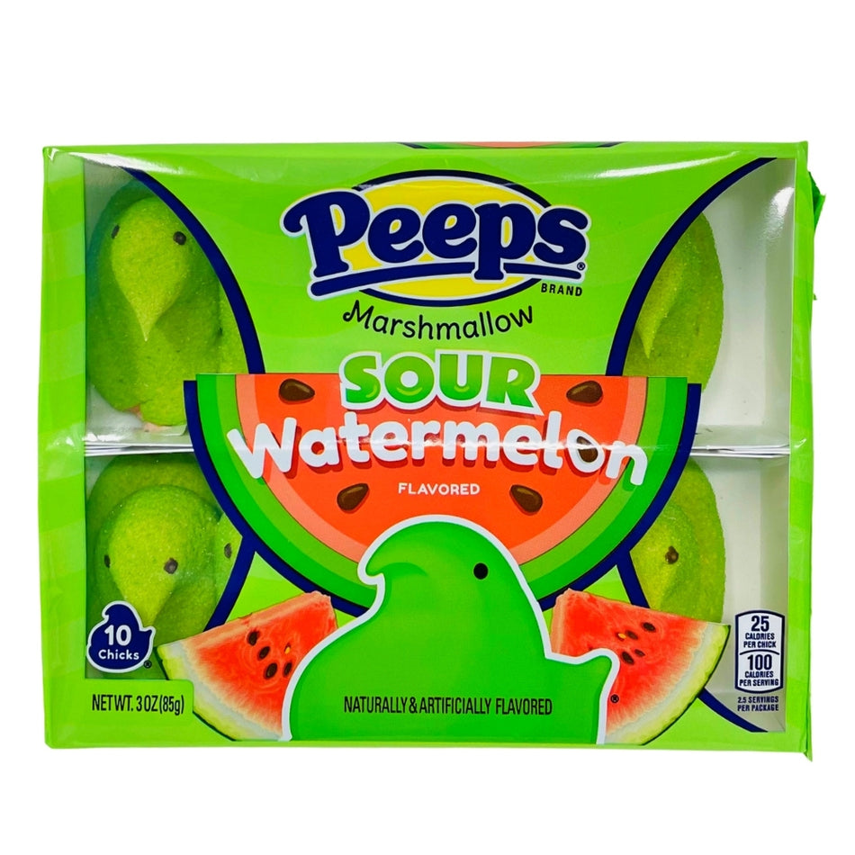 Peeps Marshmallow Chicks Sour Watermelon | Candy Funhouse