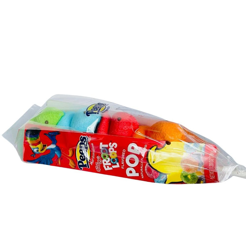 Easter Peeps Marshmallow Chicks Froot Loops Pop - 1.37oz