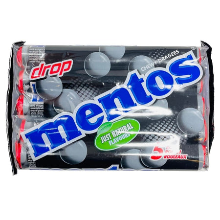 Perfetti Van Melle Mentos Drop Licorice 5 Pack 200 g Candy Funhouse Online Candy Shop