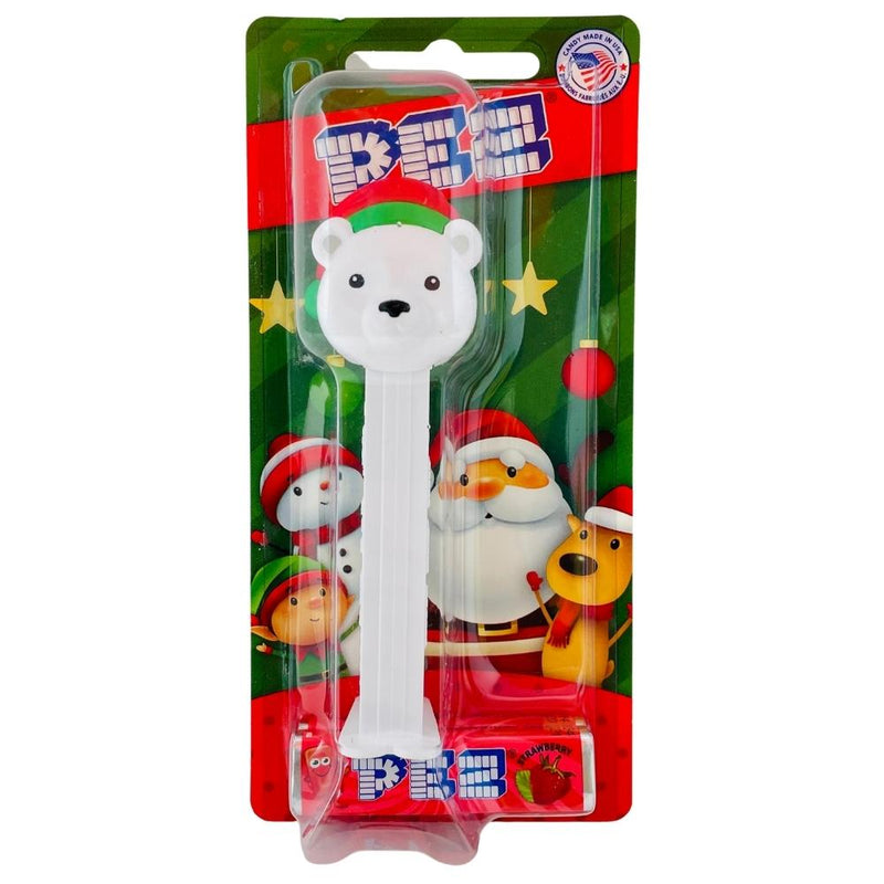 Christmas PEZ Polar Bear - Christmas PEZ - Polar bear dispenser - Holiday candy treats - Festive celebrations - Christmas sweets - Holiday indulgence - Candy dispenser - Interactive holiday treats - Festive candy dispenser - Christmas stocking stuffers