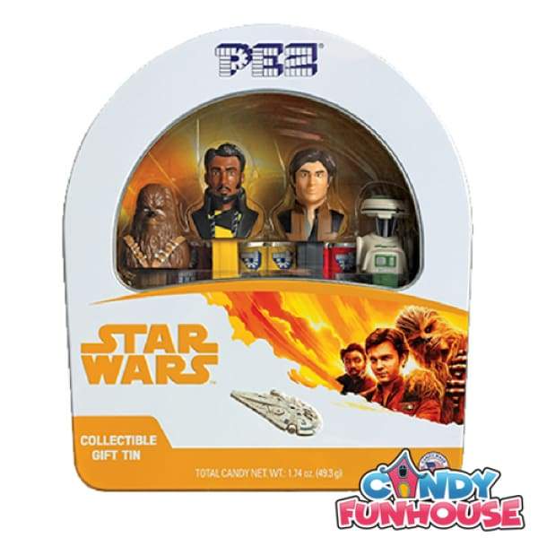 PEZ Collections-Star Wars Tin Gift Set Pez 0.25kg - collectible Gluten Free new item Novelty peanut-free