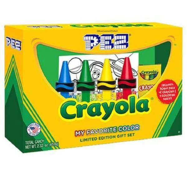 PEZ Crayola Limited Edition Gift Set Pez 0.6kg - collectible Gluten Free Novelty peanut-free pez