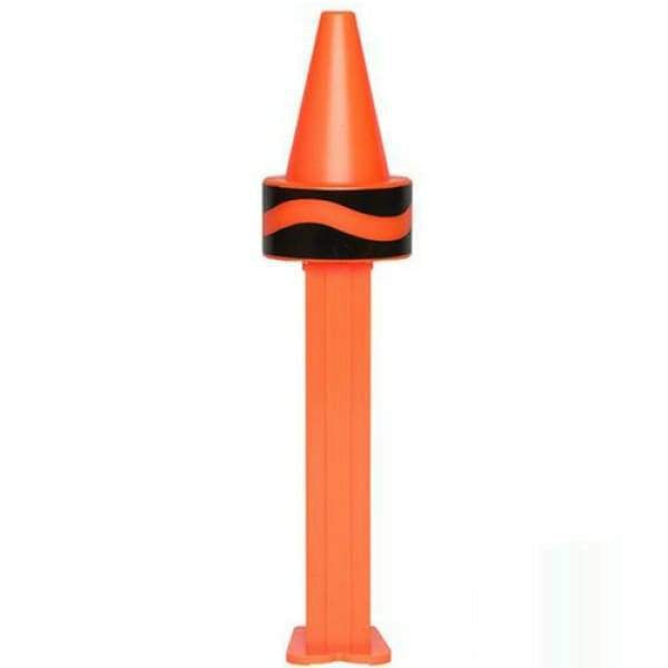 PEZ Crayola-Outrageous Orange Pez 0.1kg - 2010s Era_2010s new item pez vegan