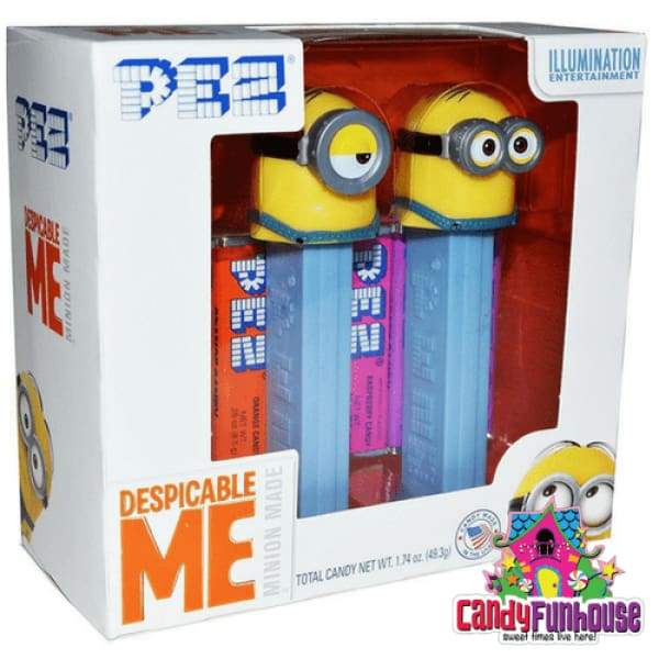 Pez Despicable Me T Set Pez Dispensers And Refills Candy Funhouse Ca