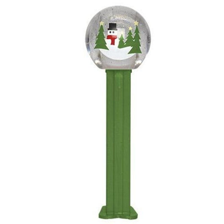 PEZ Green Snow Globe Christmas PEZ Candy Dispenser