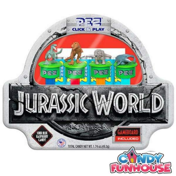 PEZ Jurassic World Click and Play Gift Tin Pez 0.25kg - 2000s 2010s collectible Era_2000s Era_2010s