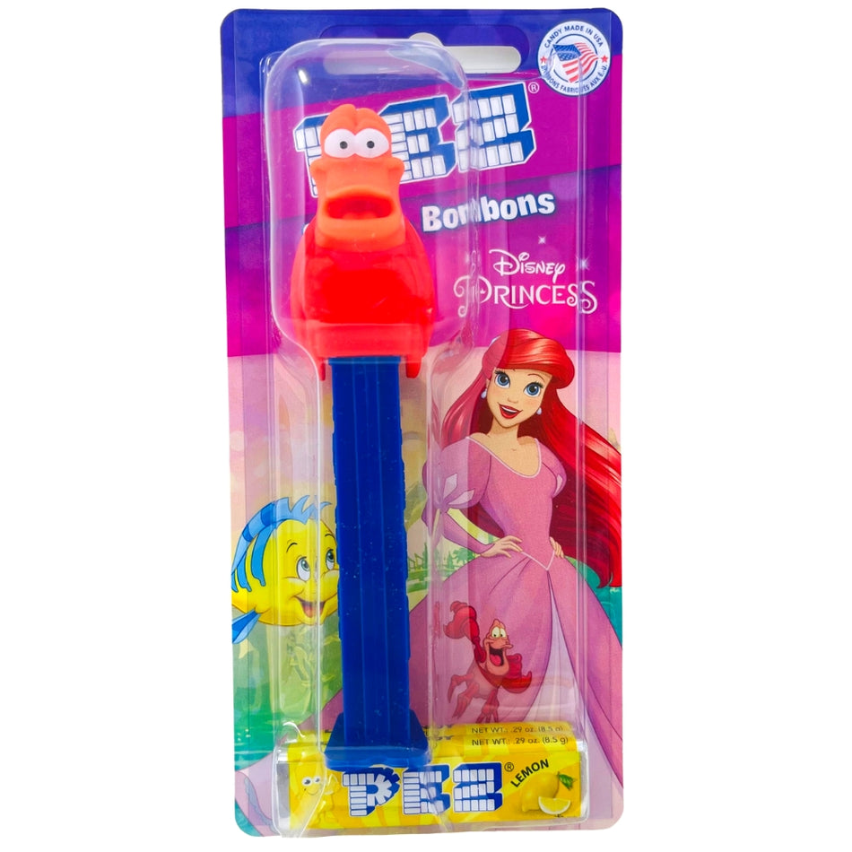 Pez Little Mermaid - Sebastian - PEZ - PEZ Candy - PEZ Dispenser - PEZ Dispensers - Candy PEZ Dispensers - PEZ Candy Dispenser - PEZ Dispenser Canada - Little Mermaid Candy - Disney Candy