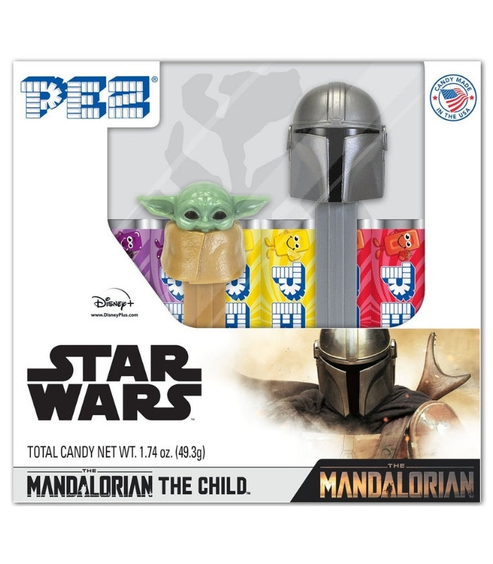pez star wars mandalorian twin gift set baby yoda star wars candy-funhouse christmas special edition movie christmas holiday Collectible collectibles toy toys gift gifts movie specialty retro candy 