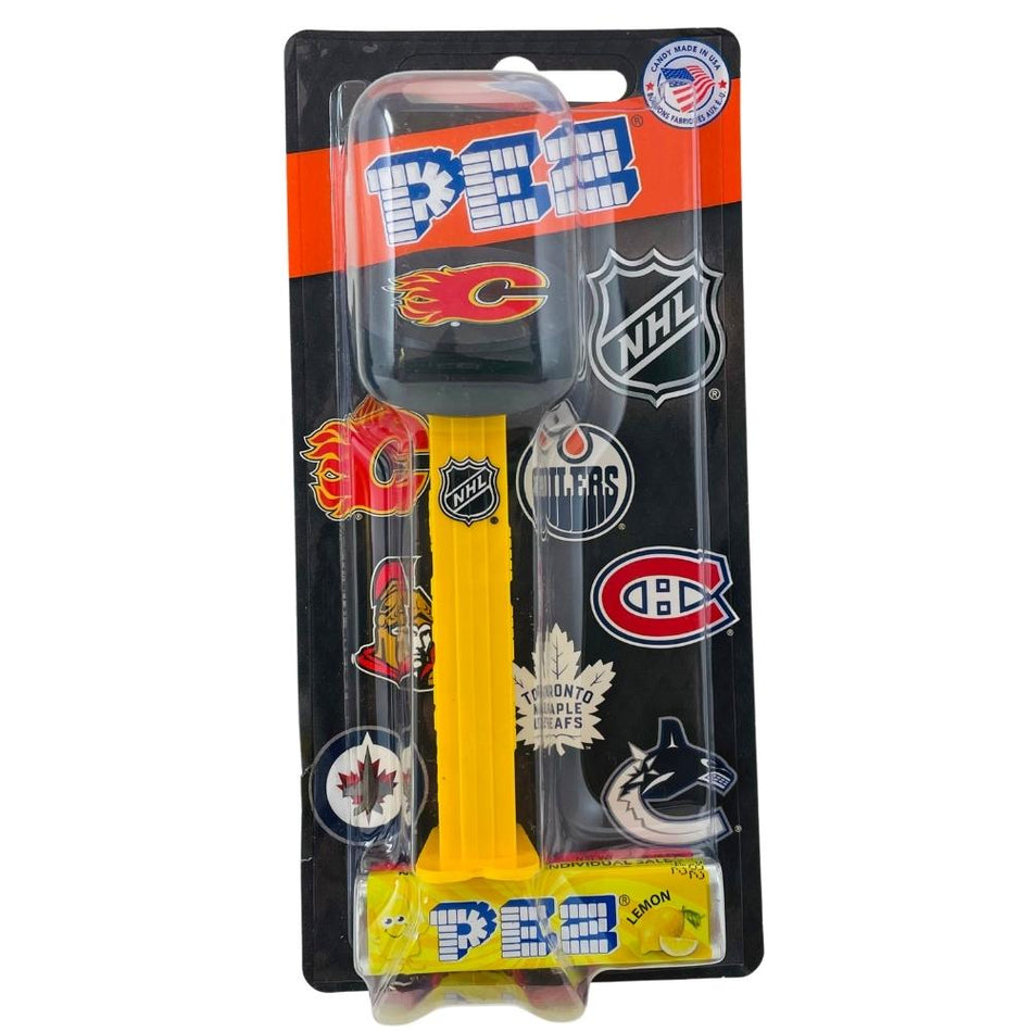 PEZ NHL Puck - Calgary Flames | Candy Funhouse - PEZ - PEZ Candy - PEZ Dispenser - NHL Candy - NHL Jersey - PEZ Dispensers - Candy PEZ Dispensers - PEZ Candy Dispenser - PEZ Dispenser Canada