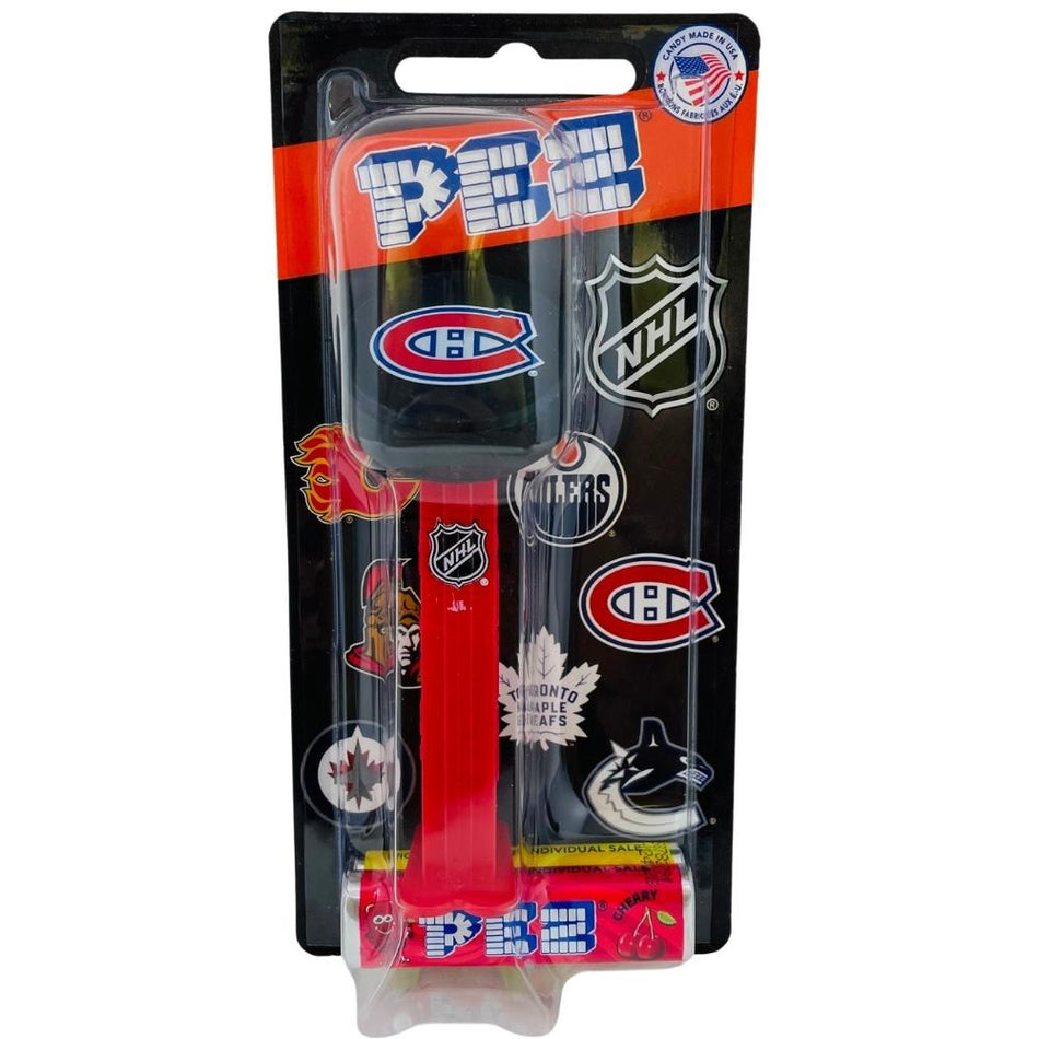 PEZ NHL Puck - Montreal Canadiens - PEZ - PEZ Candy - PEZ Dispenser - NHL Candy - NHL Jersey - PEZ Dispensers - Candy PEZ Dispensers - PEZ Candy Dispenser - PEZ Dispenser Canada