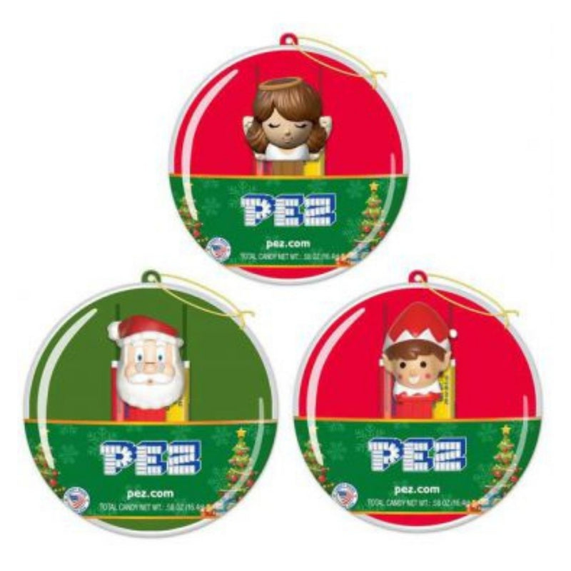 PEZ Christmas Ornament with Mini Dispenser