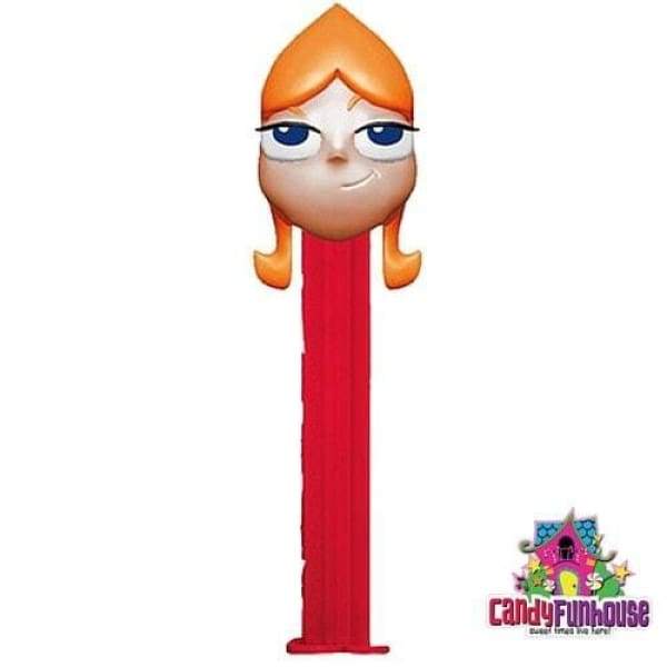 Pez Phineas and Ferb-Candace Pez 0.02kg - collectible hard candy Novelty pez
