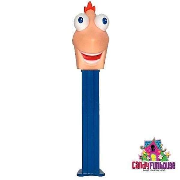 Pez Phineas and Ferb-Phineas Pez 0.02kg - collectible hard candy Novelty pez