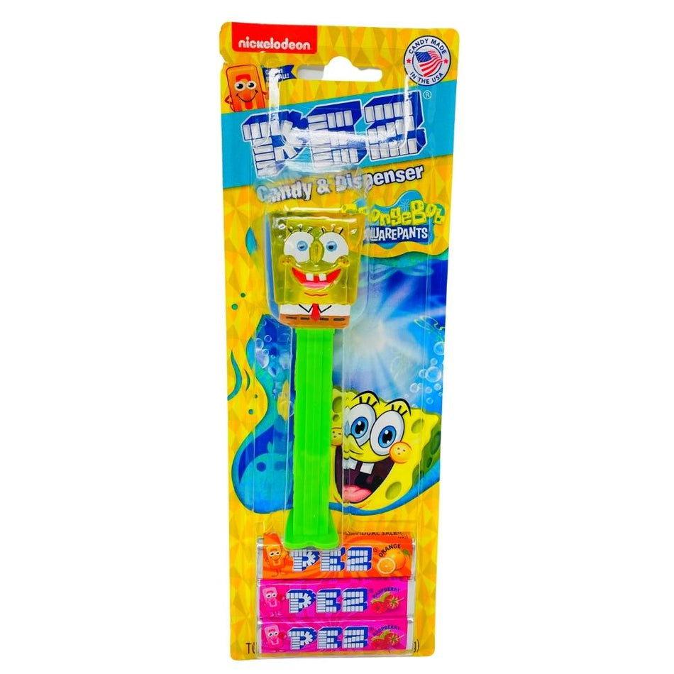 PEZ Spongebob ( Yellow Crystal)