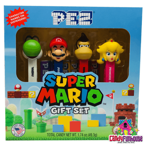 Pez Super Mario Gift Set - Pez Candy Dispensers