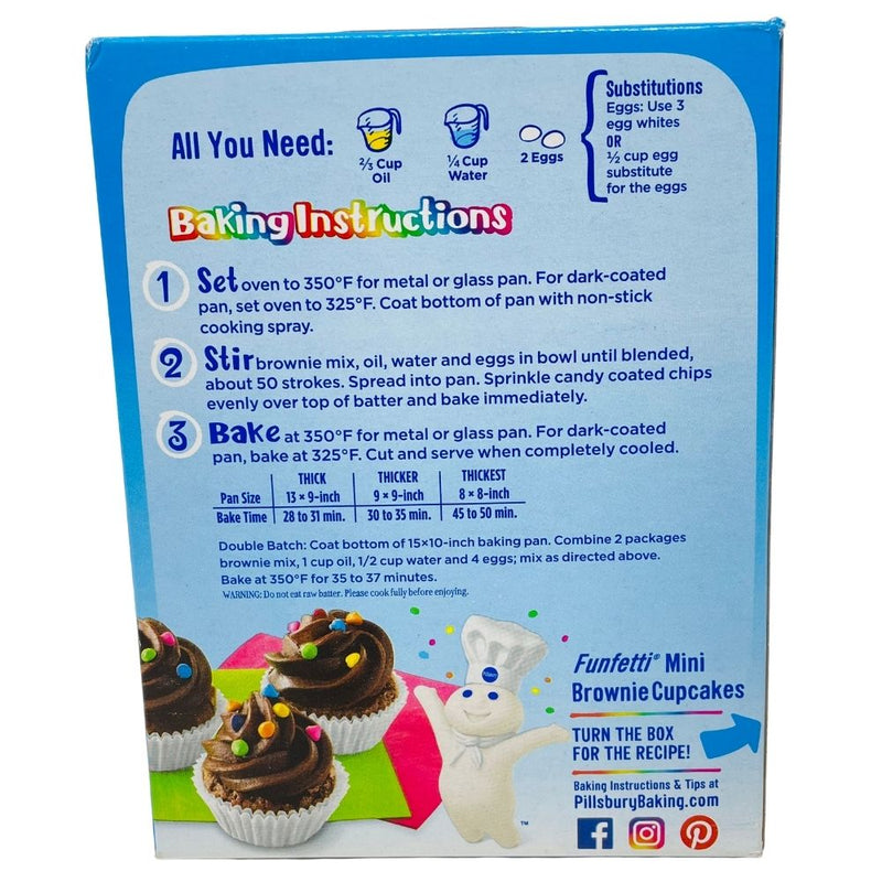 Funfetti Chocolate Fudge Brownie Mix - 551g