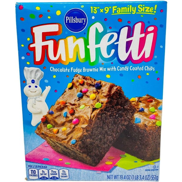 Funfetti Chocolate Fudge Brownie Mix - 551g