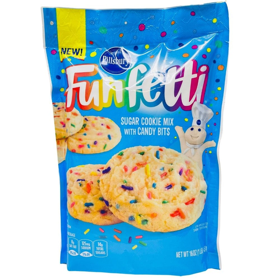 Funfetti Sugar Cookie Mix with Candy Bits - 454g
