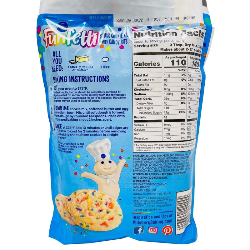 Funfetti Sugar Cookie Mix with Candy Bits - 454g