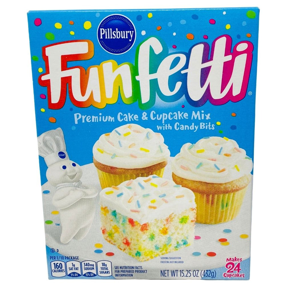 Funfetti Vanilla Cake & Cupcake Mix - 432g