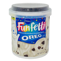 Funfetti Vanilla Frosting with Oreo Crumbs - 442g